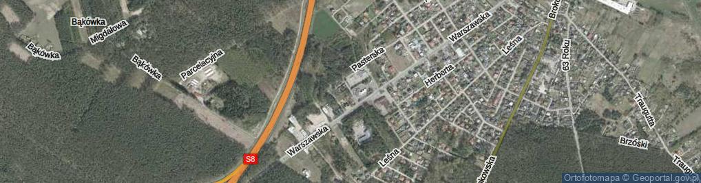 Zdjęcie satelitarne Gęsia ul.